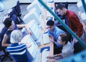 Workers Using Computers