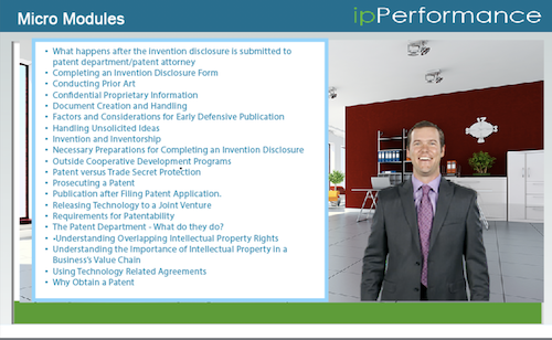 Intellectual Property Micro Training Courses
